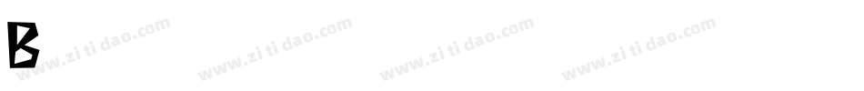 BedrockWide Italic字体转换